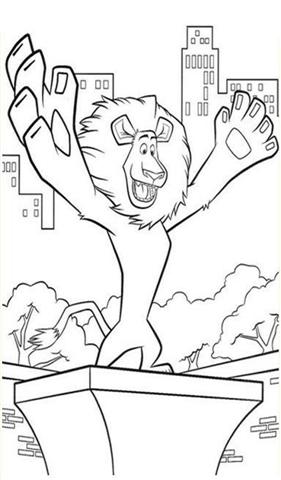 Madagascar Coloring Pages 3